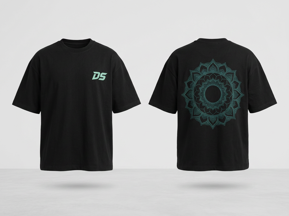 Mandala Tee — Black
